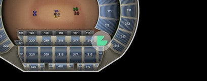 Seat view from Lower