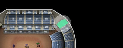 Seat view from Middle