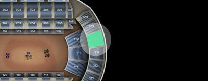 Seat view from Middle