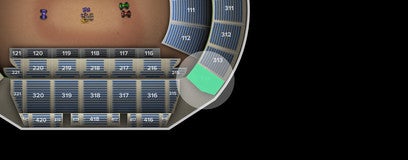 Seat view from Middle