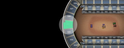 Seat view from Middle