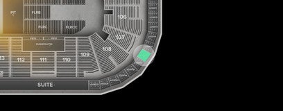 Seat view from Loge