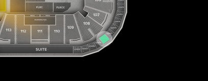 Seat view from Loge