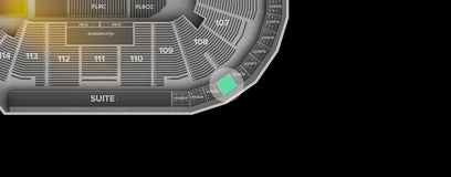 Seat view from Loge
