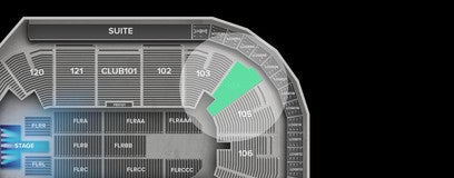 Seat view from