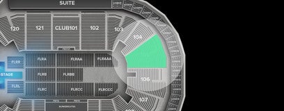 Seat view from