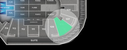 Seat view from