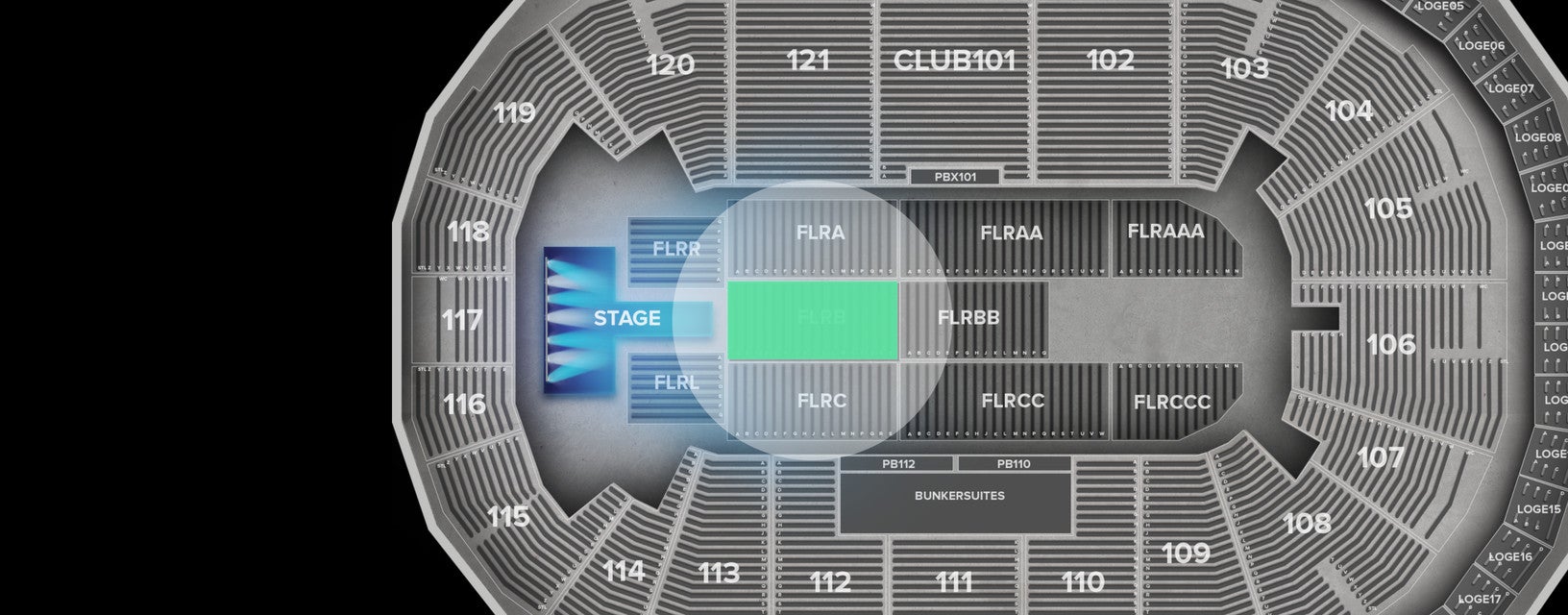 Seat view from Floor