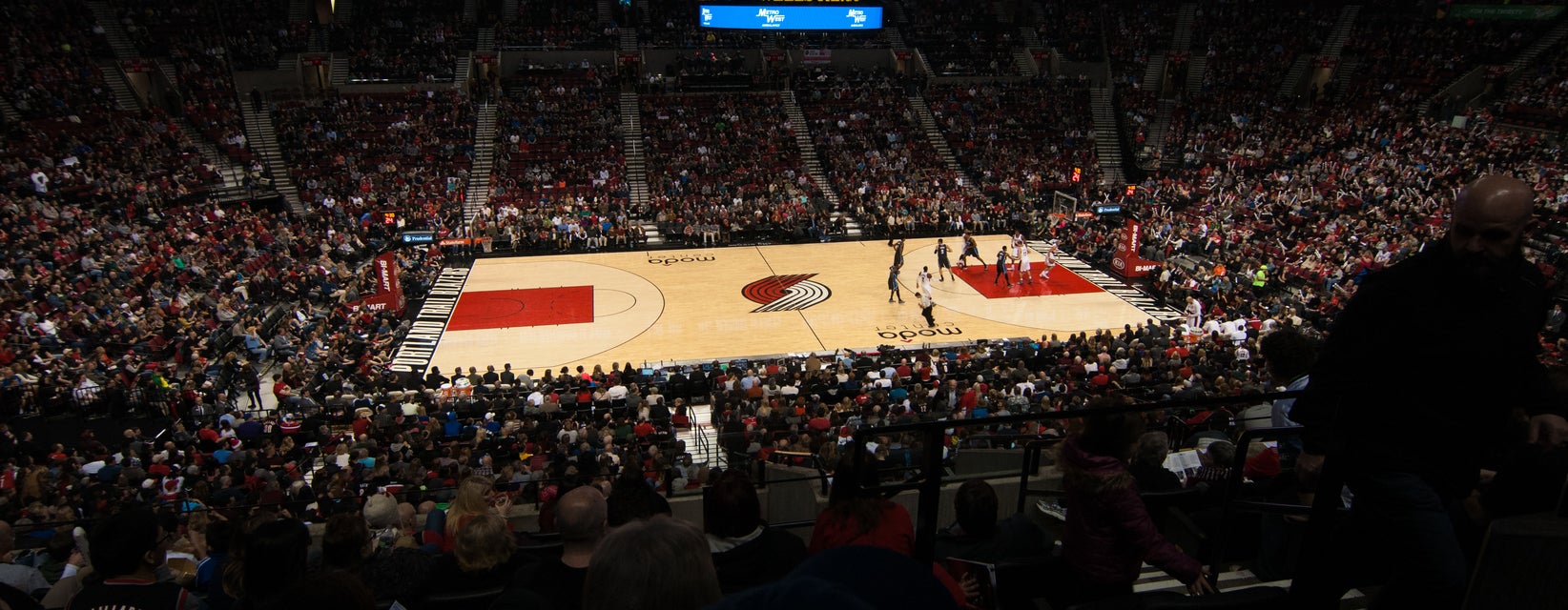 Seat view from Sideline Club