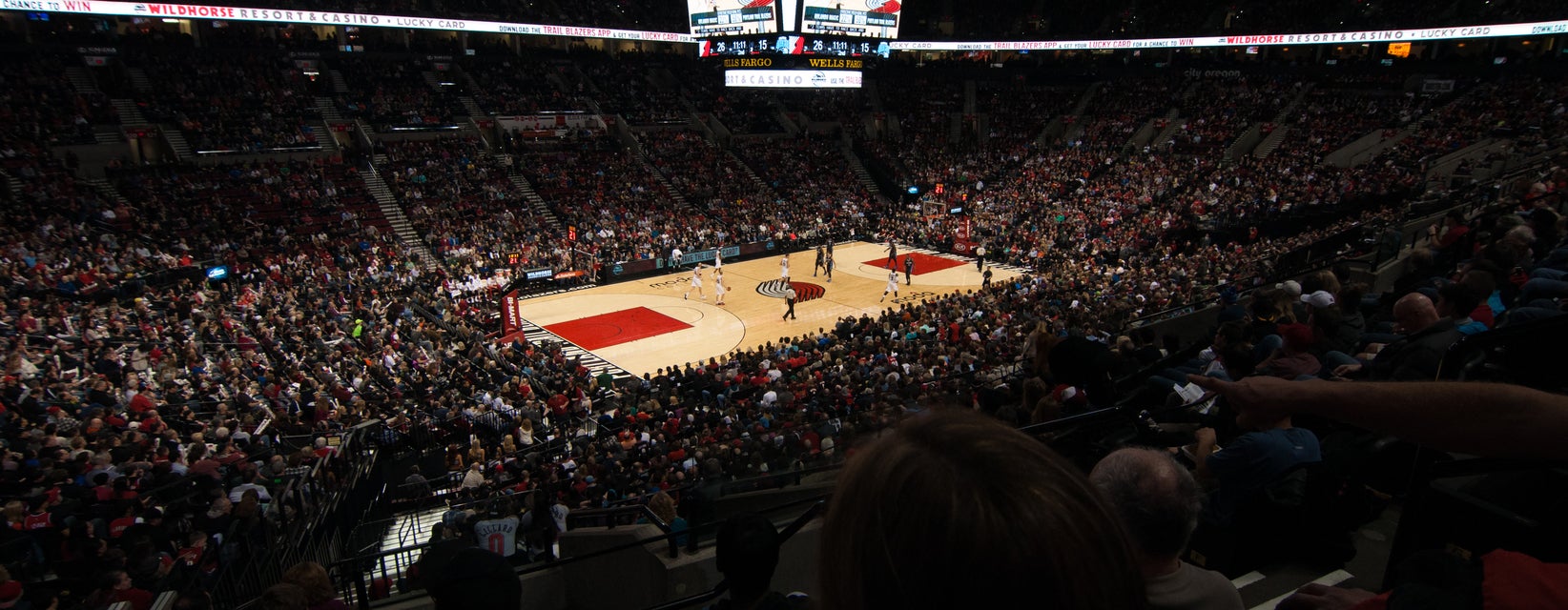Seat view from Sideline Club