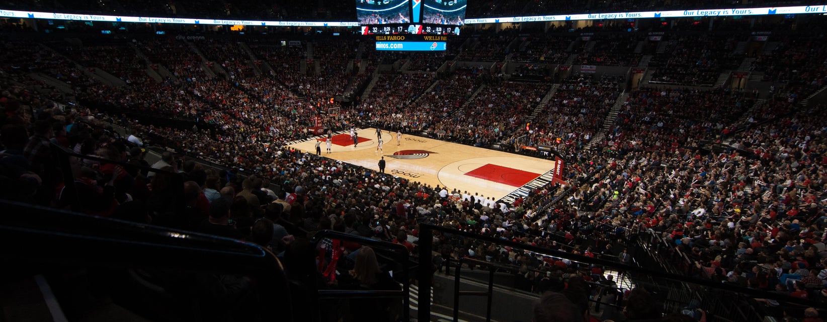 Seat view from Sideline Club