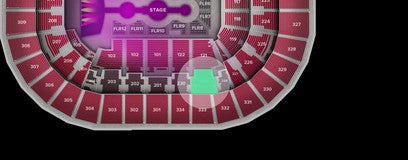 Seat view from Middle