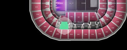 Seat view from Middle