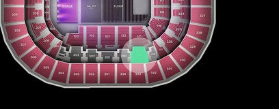 Seat view from Middle