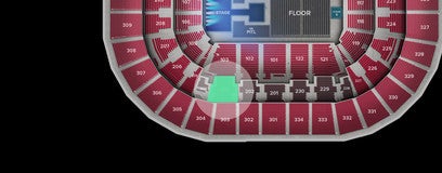 Seat view from Middle