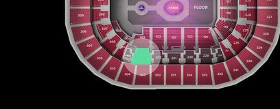 Seat view from Middle