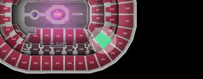 Seat view from Middle