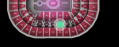 Seat view from Middle