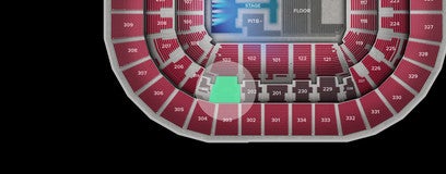 Seat view from Middle