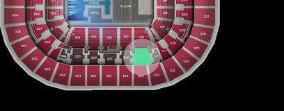 Seat view from Middle