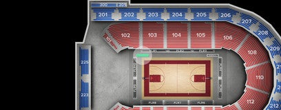 Seat view from Washington Generals Bench