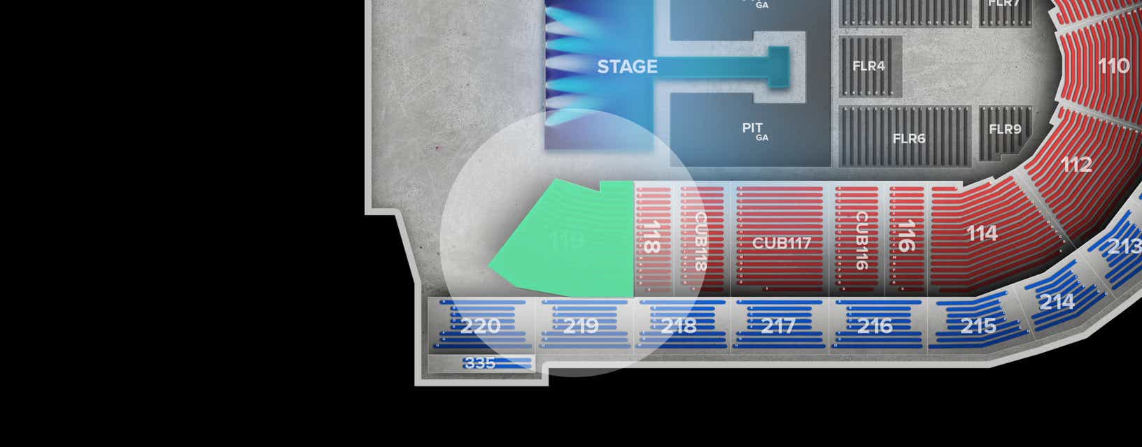 Seat view from Lower