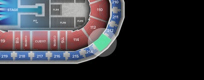 Seat view from Upper
