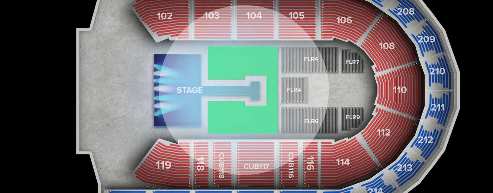 Seat view from PIT