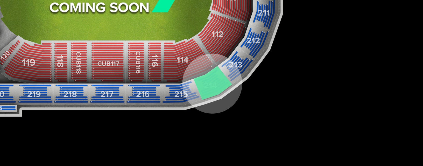 Seat view from Upper