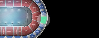 Seat view from Middle