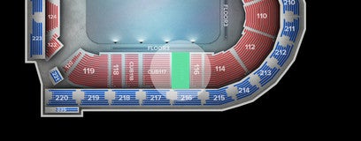 Seat view from Club
