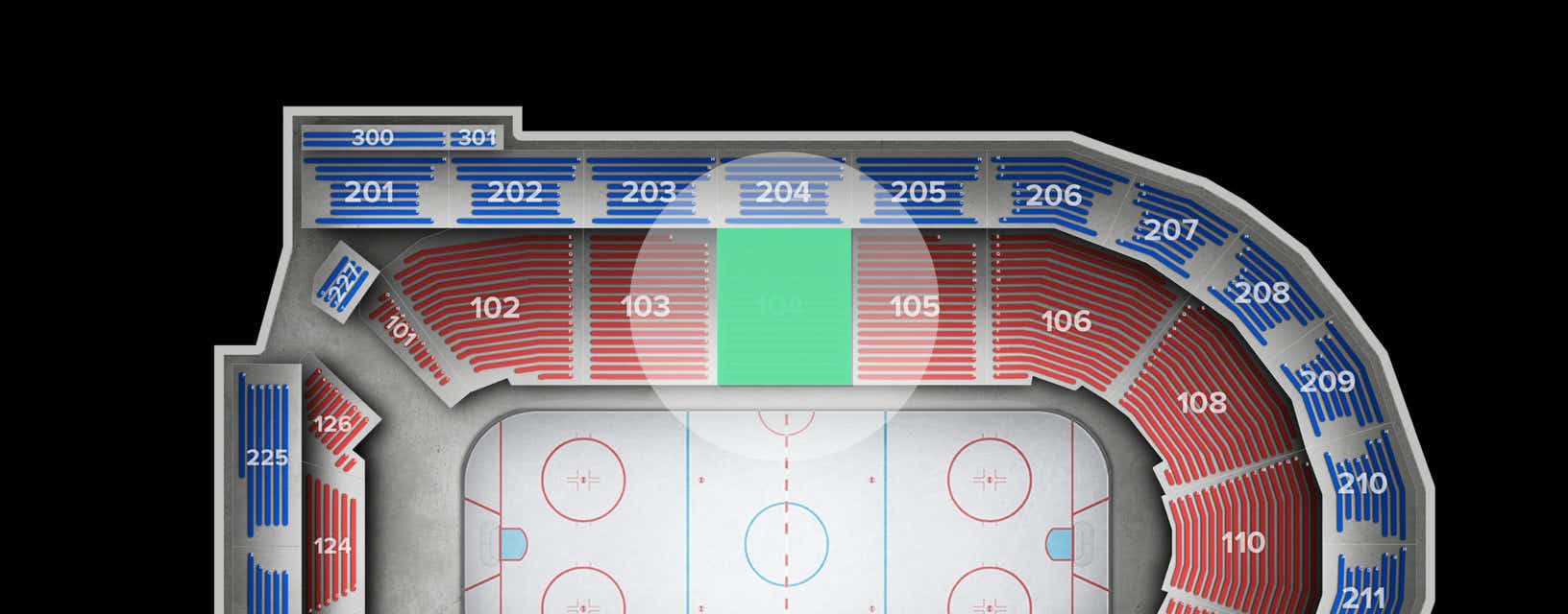 Seat view from Lower