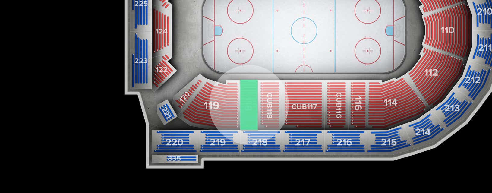 Seat view from Lower