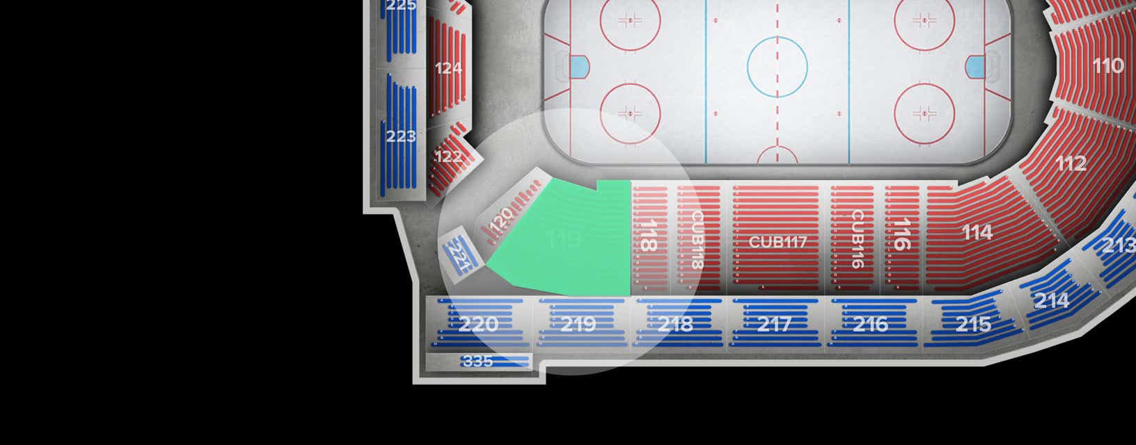 Seat view from Lower