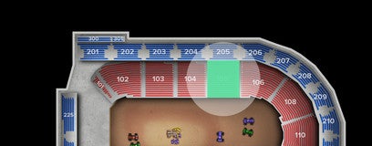 Seat view from Lower