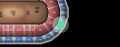 Seat view from Upper