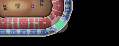 Seat view from Upper