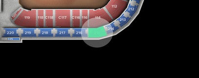 Seat view from Upper