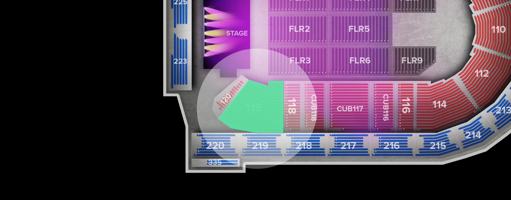 Seat view from Lower