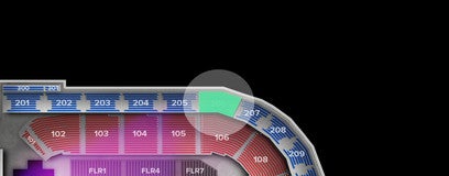 Seat view from Middle