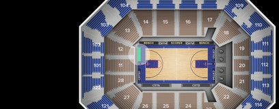 Seat view from Courtside