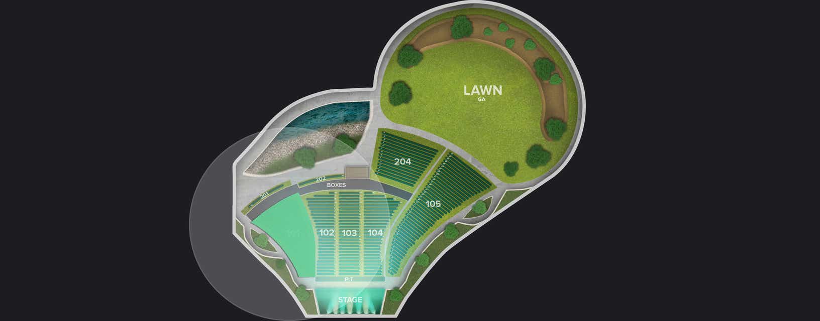 Seat view from Lower