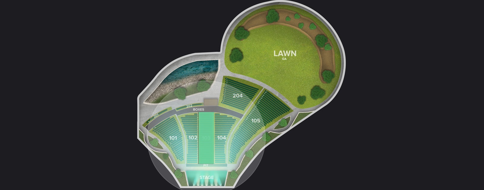 Seat view from Lower