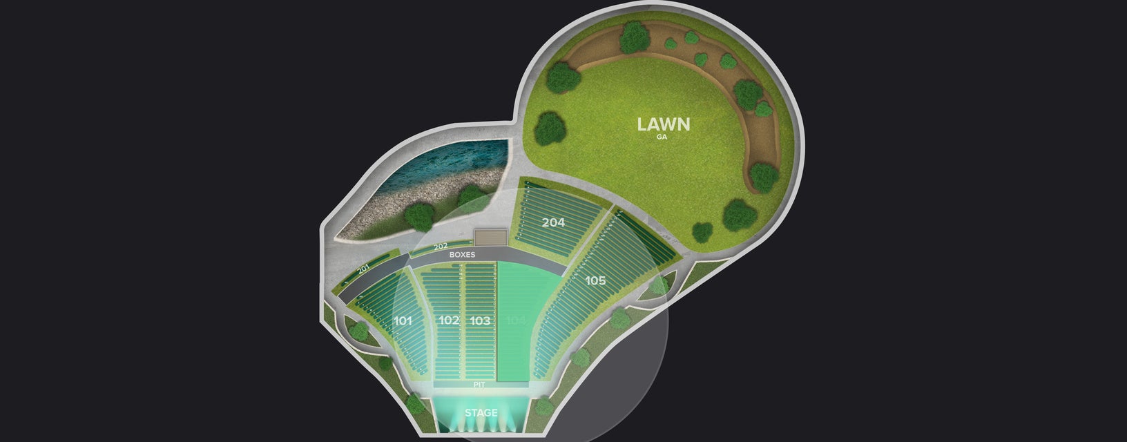 Seat view from Lower