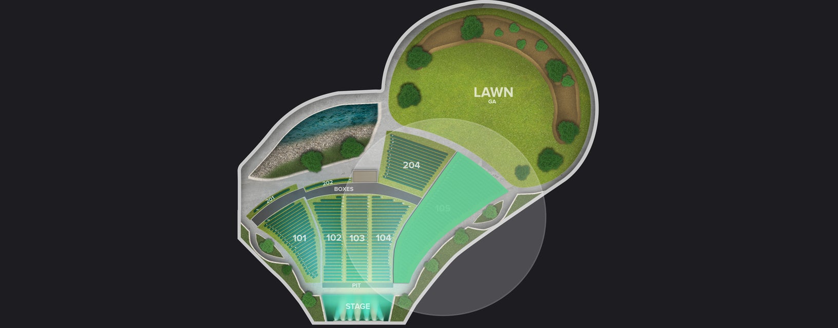 Seat view from Lower