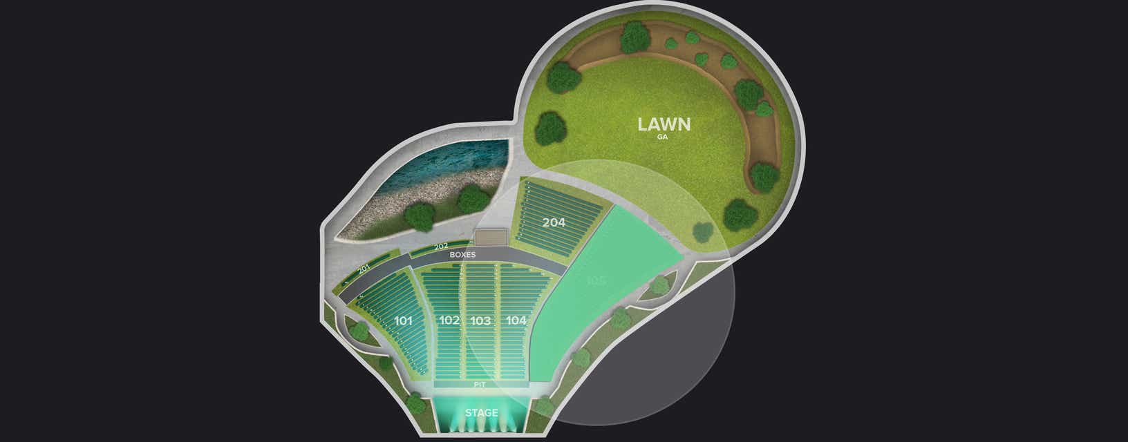 Seat view from Lower