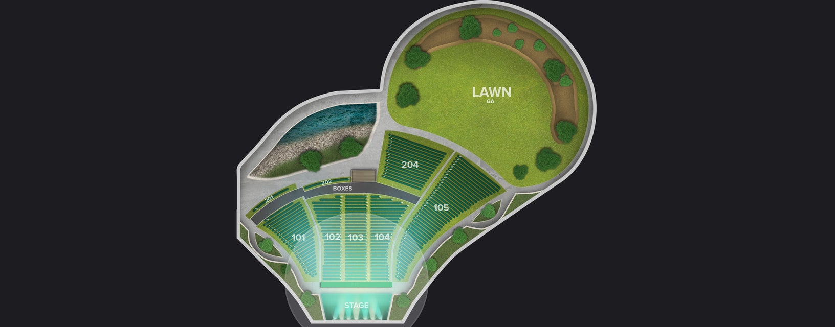 Seat view from Pit
