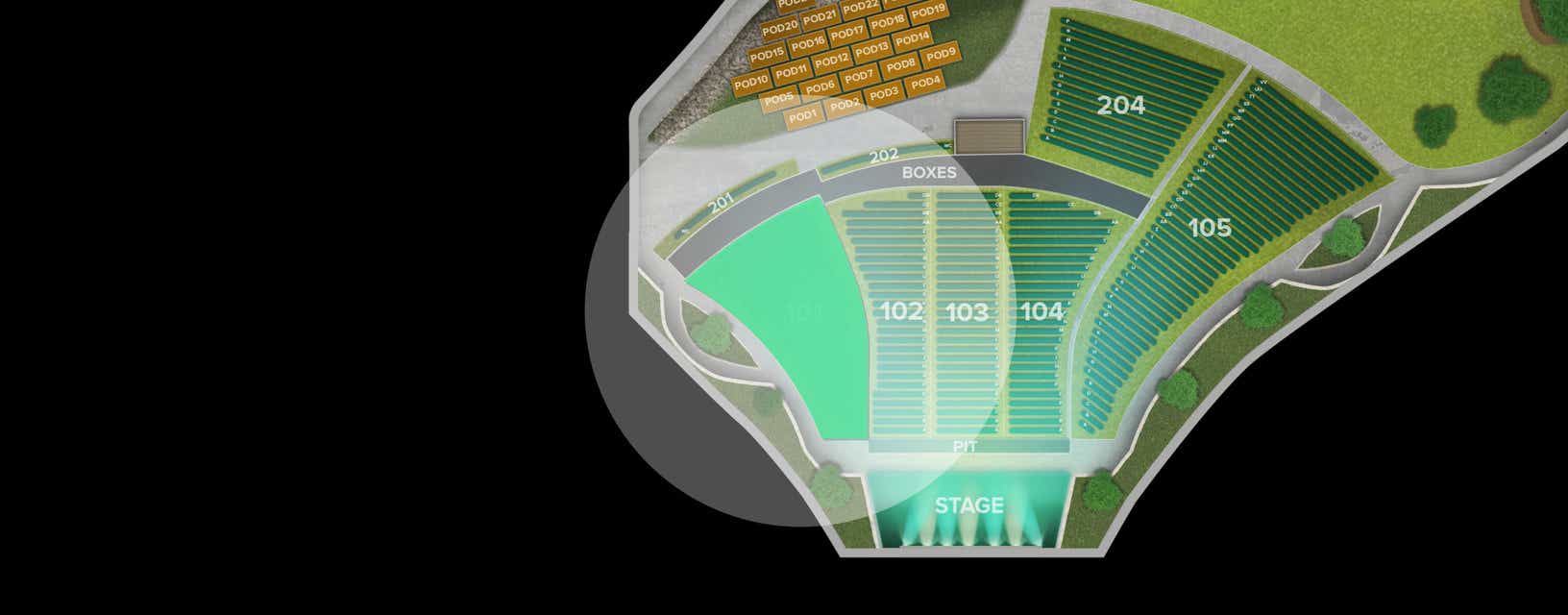 Seat view from Lower