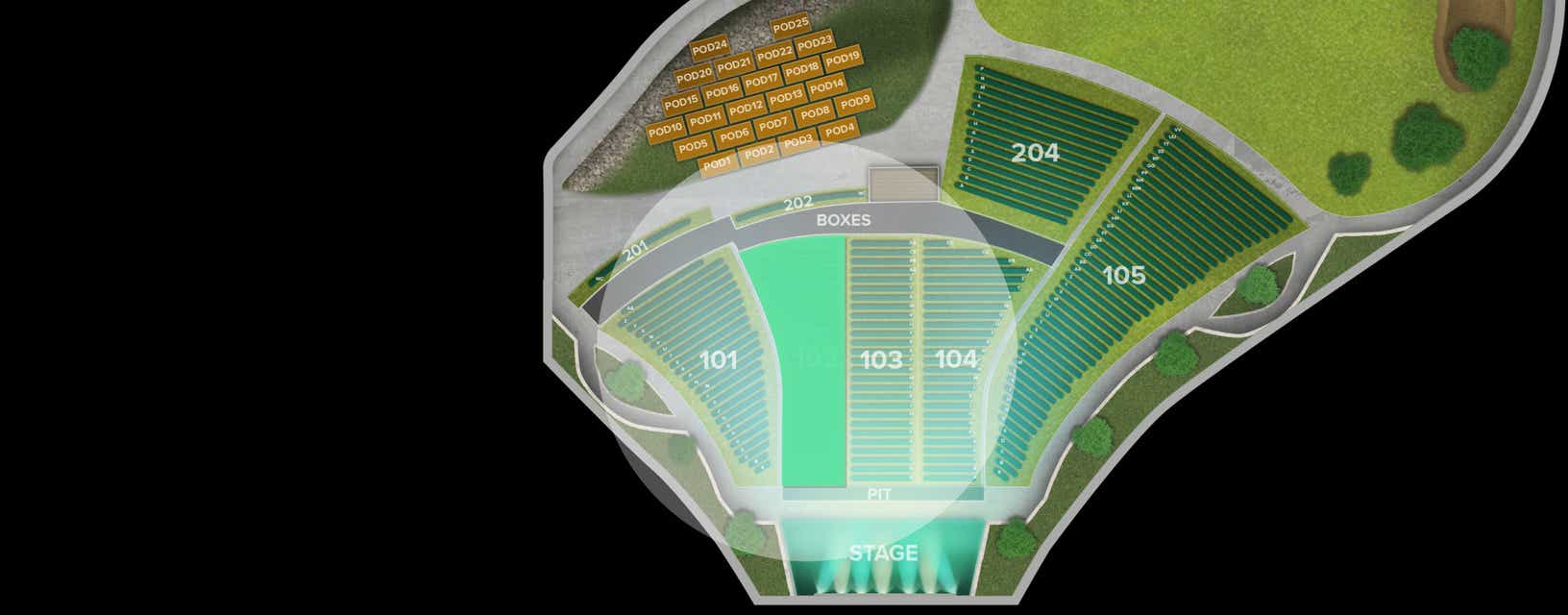 Seat view from Lower