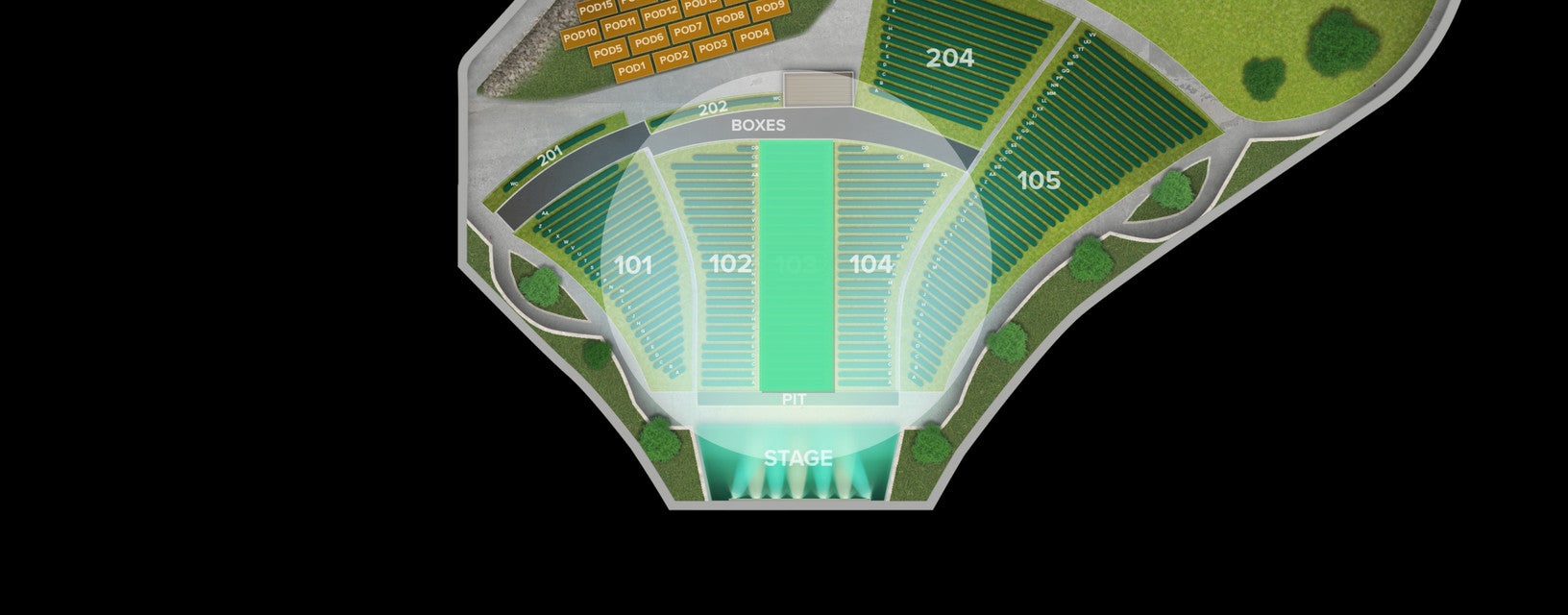 Seat view from Lower